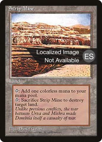 Strip Mine [Fourth Edition Foreign Black Border]