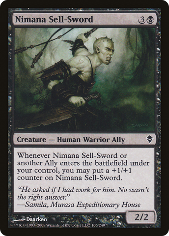 Nimana Sell-Sword [Zendikar]
