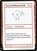 Seasoned Weaponsmith [Mystery Booster Playtest Cards]