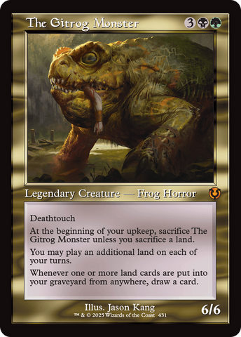 The Gitrog Monster (Retro Frame) [Innistrad Remastered]