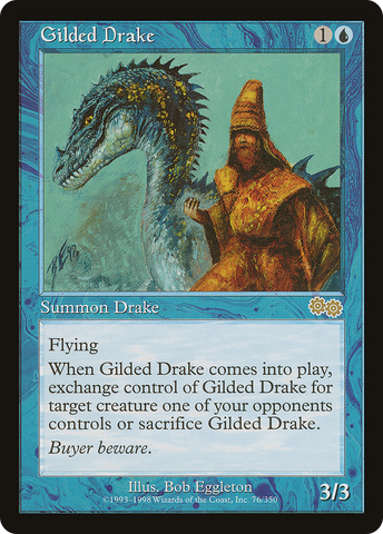 Gilded Drake [Urza's Saga]
