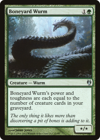 Boneyard Wurm [Duel Decks: Izzet vs. Golgari]