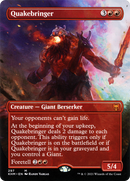 Quakebringer (Borderless Alternate Art) [Kaldheim]