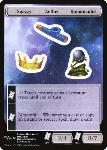 Snazzy Aether Homunculus [Unfinity Stickers]