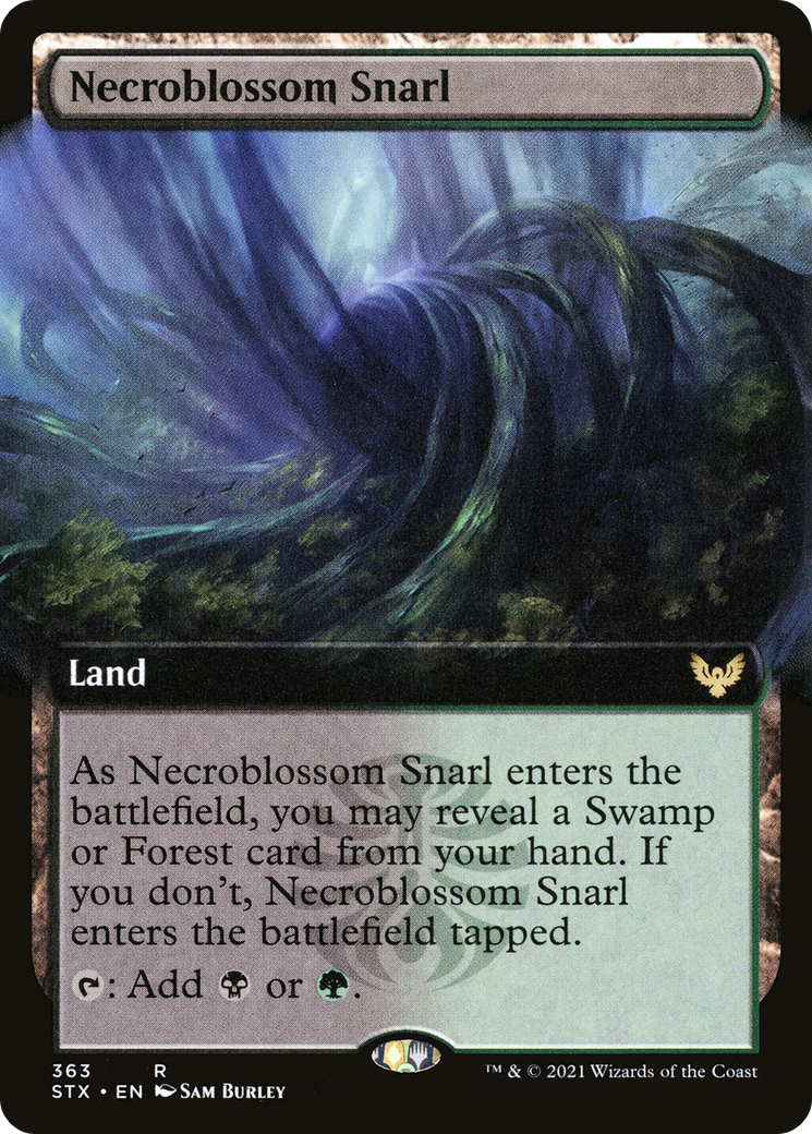 Necroblossom Snarl (Extended) [Strixhaven: School of Mages]
