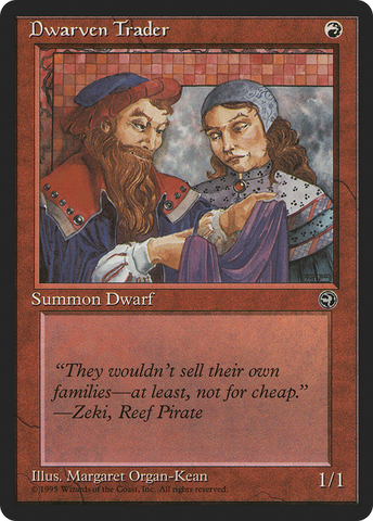 Dwarven Trader (Zeki Flavor Text) [Homelands]