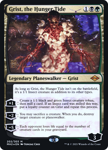 Grist, the Hunger Tide [Modern Horizons 2 Prerelease Promos]