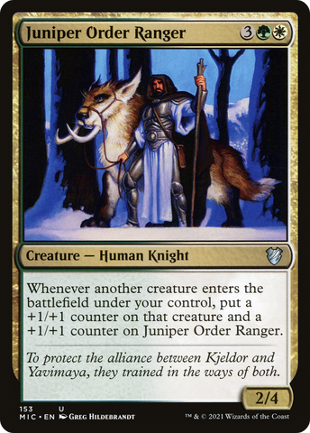 Juniper Order Ranger [Innistrad: Midnight Hunt Commander]