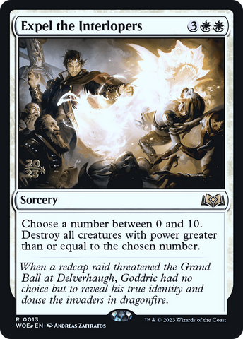 Expel the Interlopers [Wilds of Eldraine Prerelease Promos]