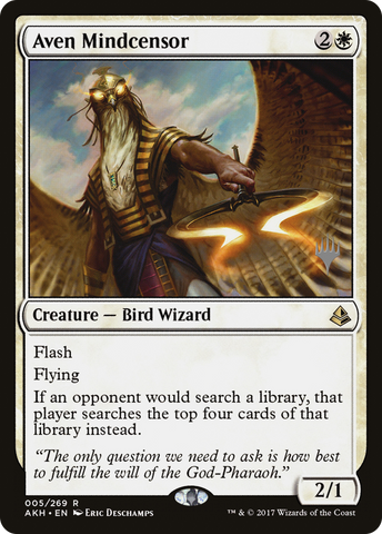 Aven Mindcensor (Promo Pack) [Amonkhet Promos]
