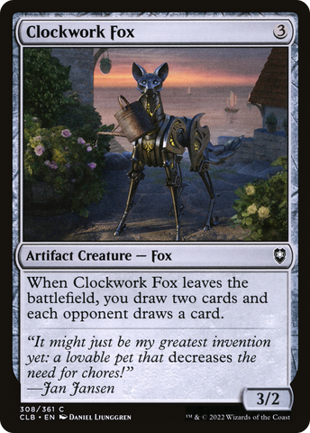 Clockwork Fox [Commander Legends: Battle for Baldur's Gate]