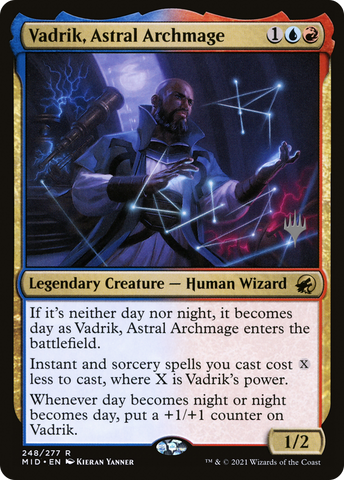Vadrik, Astral Archmage (Promo Pack) [Innistrad: Midnight Hunt Promos]