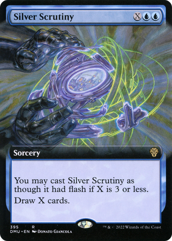 Silver Scrutiny (Extended Art) [Dominaria United]