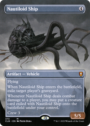 Nautiloid Ship (Borderless Alternate Art) [Commander Legends: Battle for Baldur's Gate]