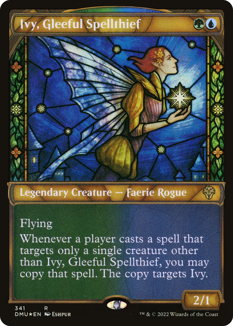 Ivy, Gleeful Spellthief (Showcase Textured) [Dominaria United]