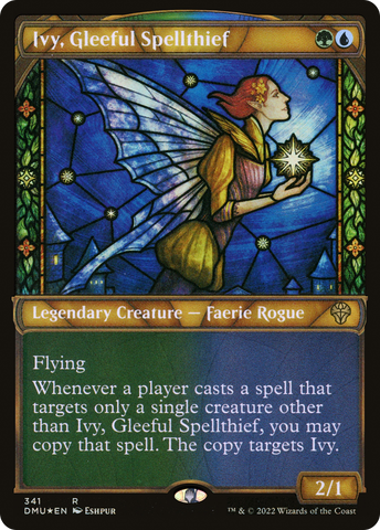 Ivy, Gleeful Spellthief (Showcase Textured) [Dominaria United]