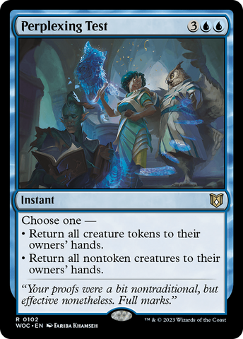 Perplexing Test [Wilds of Eldraine Commander]