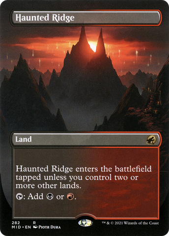 Haunted Ridge (Borderless) [Innistrad: Midnight Hunt]