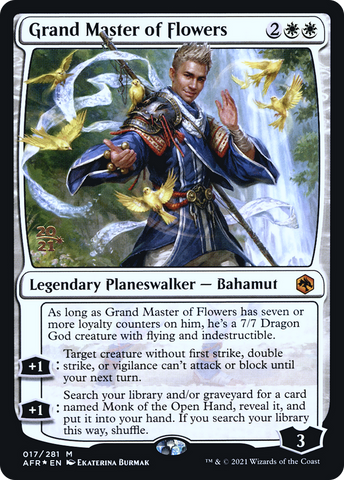 Grand Master of Flowers [Dungeons & Dragons: Adventures in the Forgotten Realms Prerelease Promos]