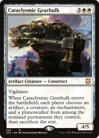 Cataclysmic Gearhulk [Dungeons & Dragons: Adventures in the Forgotten Realms Commander]