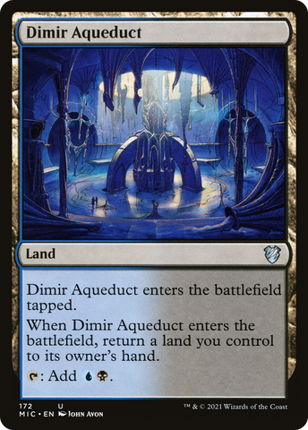Dimir Aqueduct [Innistrad: Midnight Hunt Commander]