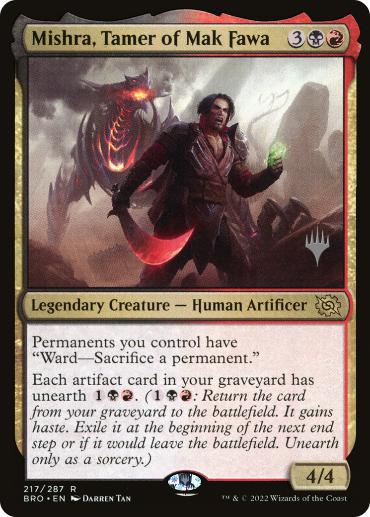 Mishra, Tamer of Mak Fawa (Promo Pack) [The Brothers' War Promos]