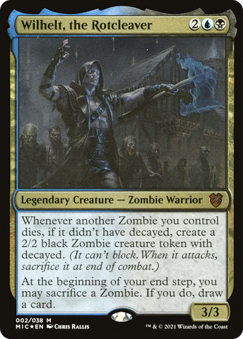 Wilhelt, the Rotcleaver (Display Commander) [Innistrad: Midnight Hunt Commander]
