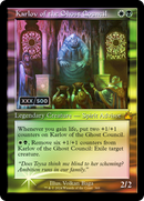 Karlov of the Ghost Council (Retro) (Serialized) [Ravnica Remastered]