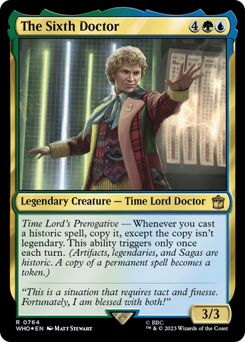 The Sixth Doctor (Surge Foil) [Doctor Who]