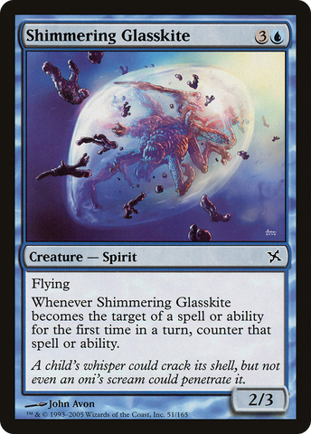 Shimmering Glasskite [Betrayers of Kamigawa]