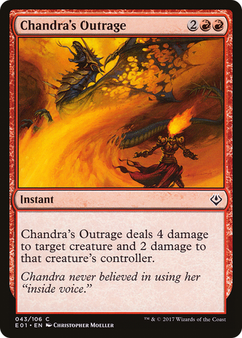 Chandra's Outrage [Archenemy: Nicol Bolas]