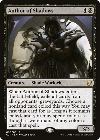 Author of Shadows  [Commander 2021]