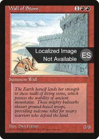 Wall of Stone [Fourth Edition Foreign Black Border]