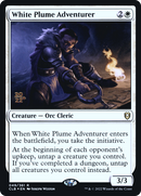 White Plume Adventurer [Commander Legends: Battle for Baldur's Gate Prerelease Promos]