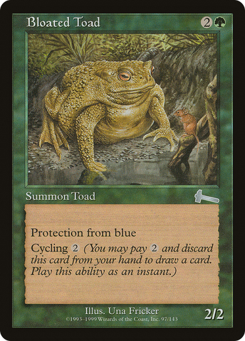 Bloated Toad [Urza's Legacy]