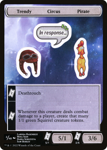 Trendy Circus Pirate [Unfinity Stickers]