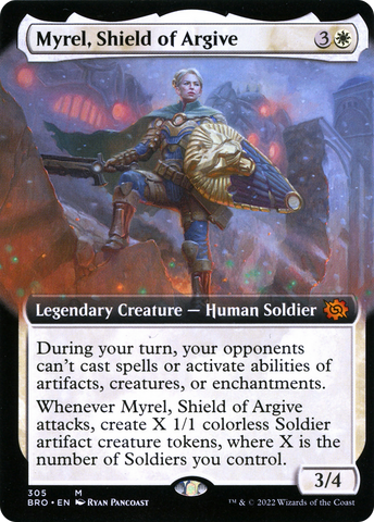 Myrel, Shield of Argive (Extended Art) [The Brothers' War]