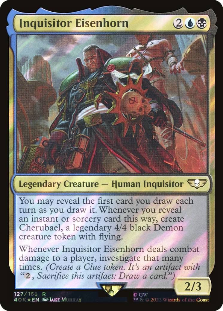 Inquisitor Eisenhorn (Surge Foil) [Universes Beyond: Warhammer 40,000]