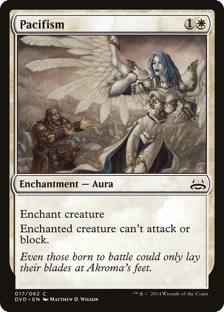 Pacifism (Divine vs. Demonic) [Duel Decks Anthology]