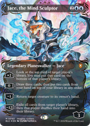 Jace, the Mind Sculptor (Borderless) (Raised Foil) [Bloomburrow Commander]