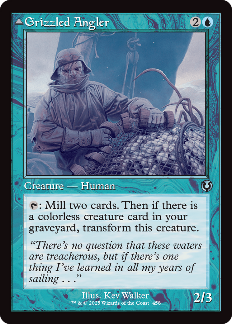 Grizzled Angler // Grisly Anglerfish (Retro Frame) [Innistrad Remastered]