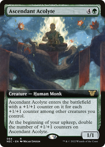 Ascendant Acolyte (Extended) [Kamigawa: Neon Dynasty Commander]