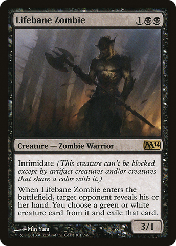 Lifebane Zombie [Magic 2014]