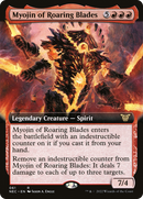 Myojin of Roaring Blades (Extended) [Kamigawa: Neon Dynasty Commander]