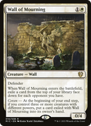 Wall of Mourning [Innistrad: Midnight Hunt Commander]