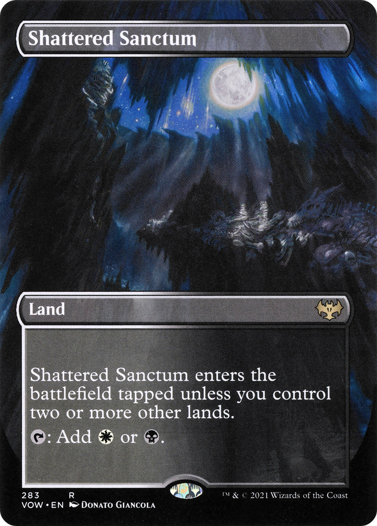 Shattered Sanctum (Borderless) [Innistrad: Crimson Vow]