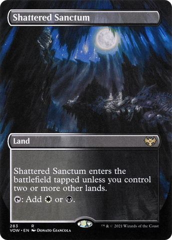 Shattered Sanctum (Borderless) [Innistrad: Crimson Vow]