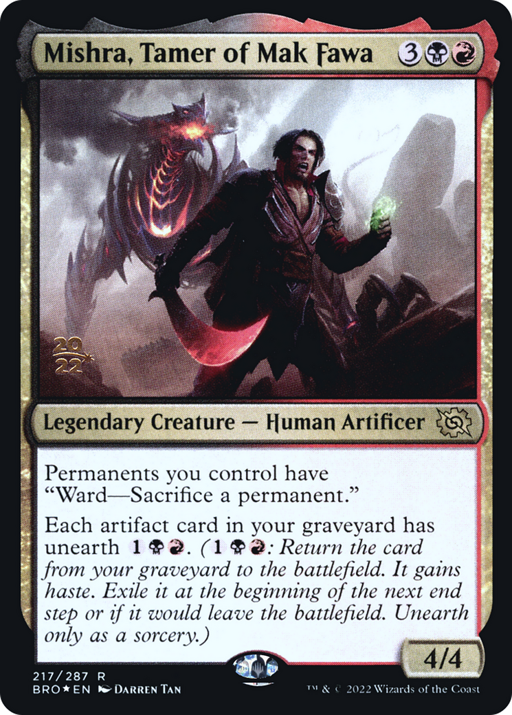 Mishra, Tamer of Mak Fawa [The Brothers' War: Prerelease Promos]