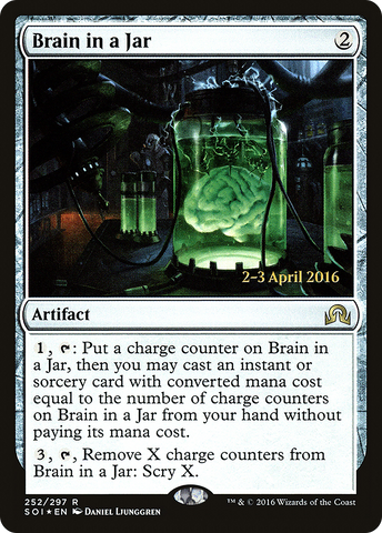 Brain in a Jar [Shadows over Innistrad Prerelease Promos]