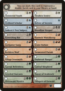 Checklist Card - Innistrad [Innistrad Tokens]